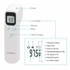 Forehead Thermometer for Adults No Touch with Plastic Light Indicator for Fever White