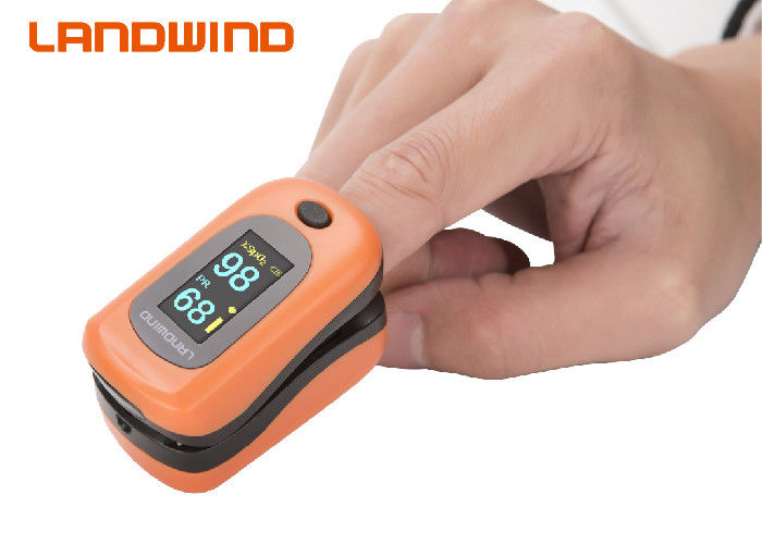 FDA Oxygen Saturation Detector OLED Finger Pulse Oximeter PC-60B1
