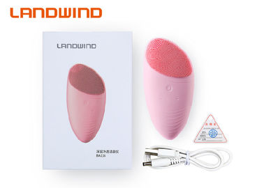 Pink Mini Face Cleanser Brush Mango Waterproof Face Scrubber